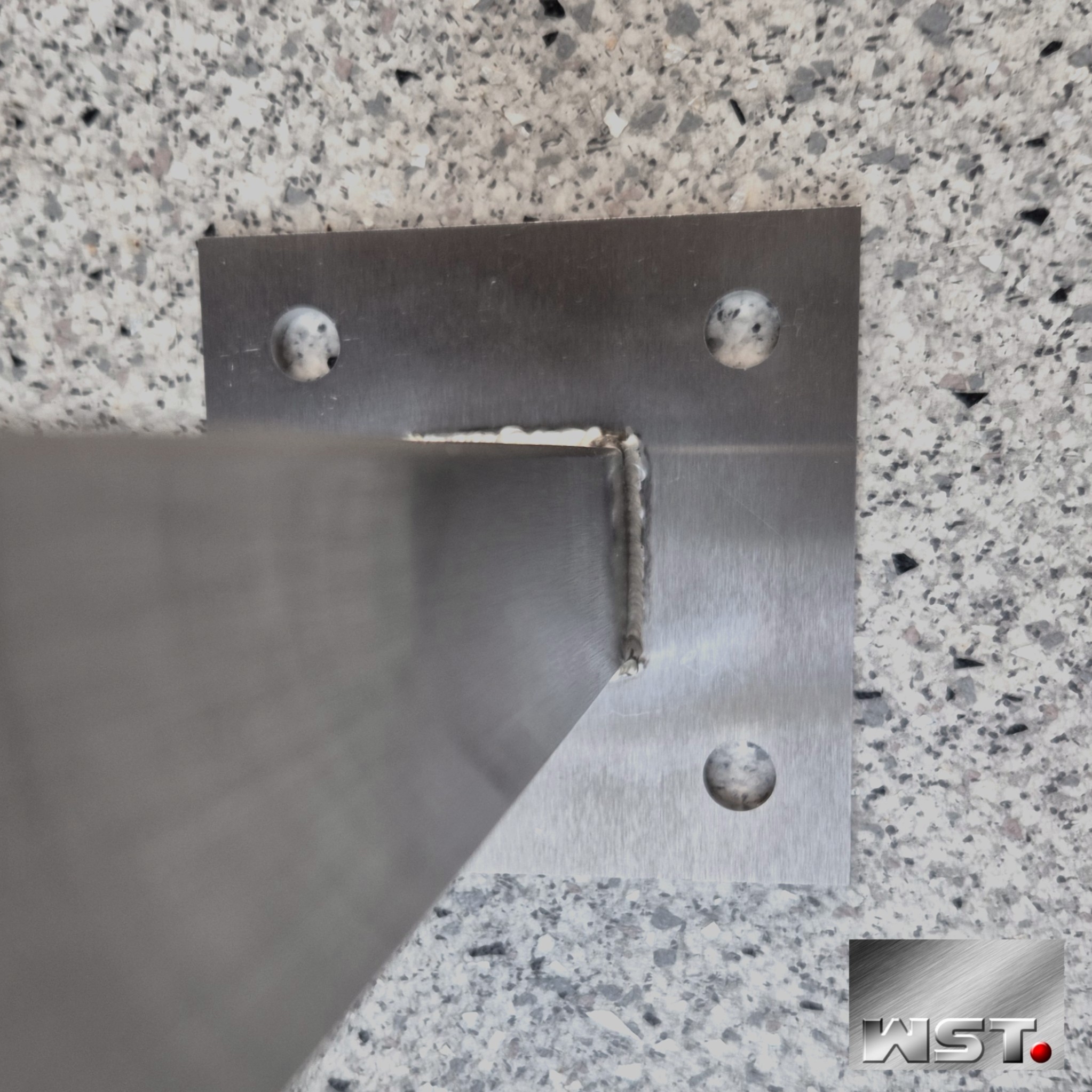 Werbeschild Ständer aus Quadratrohr