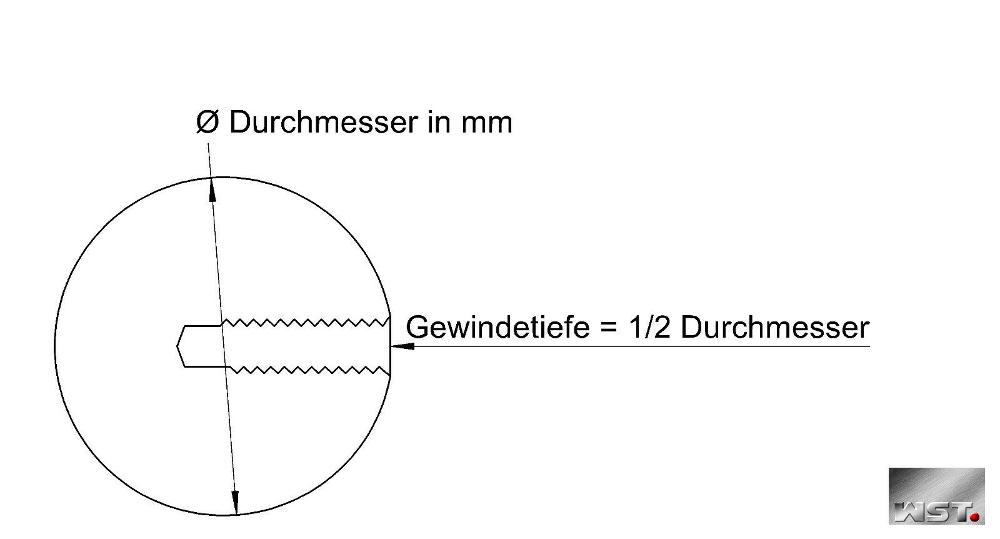 Messing Massivkugel roh